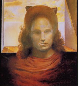 薩爾瓦多 達利 加拉肖像(背光的加拉)